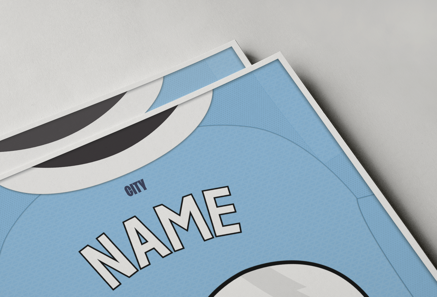 Manchester City 25/26 Home Kit Poster