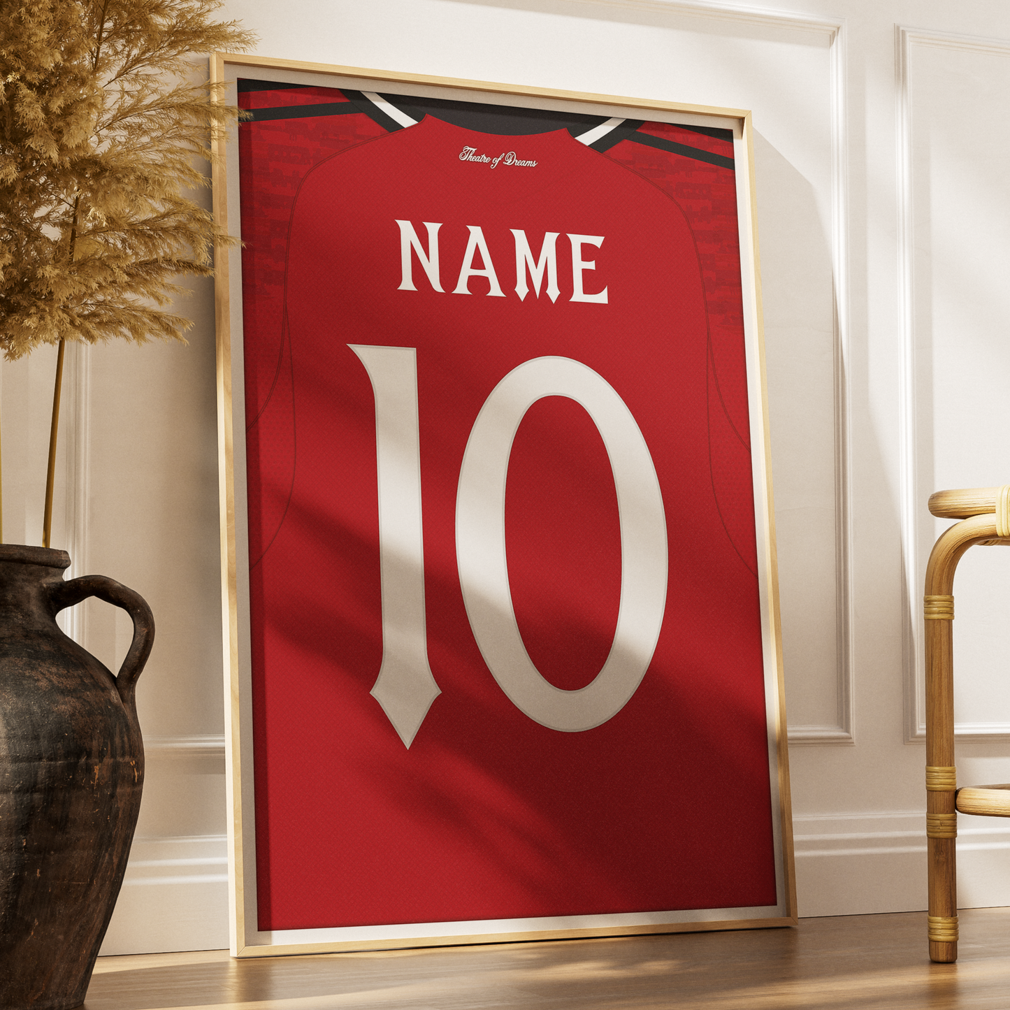 Manchester United 25/26 Home Kit Poster