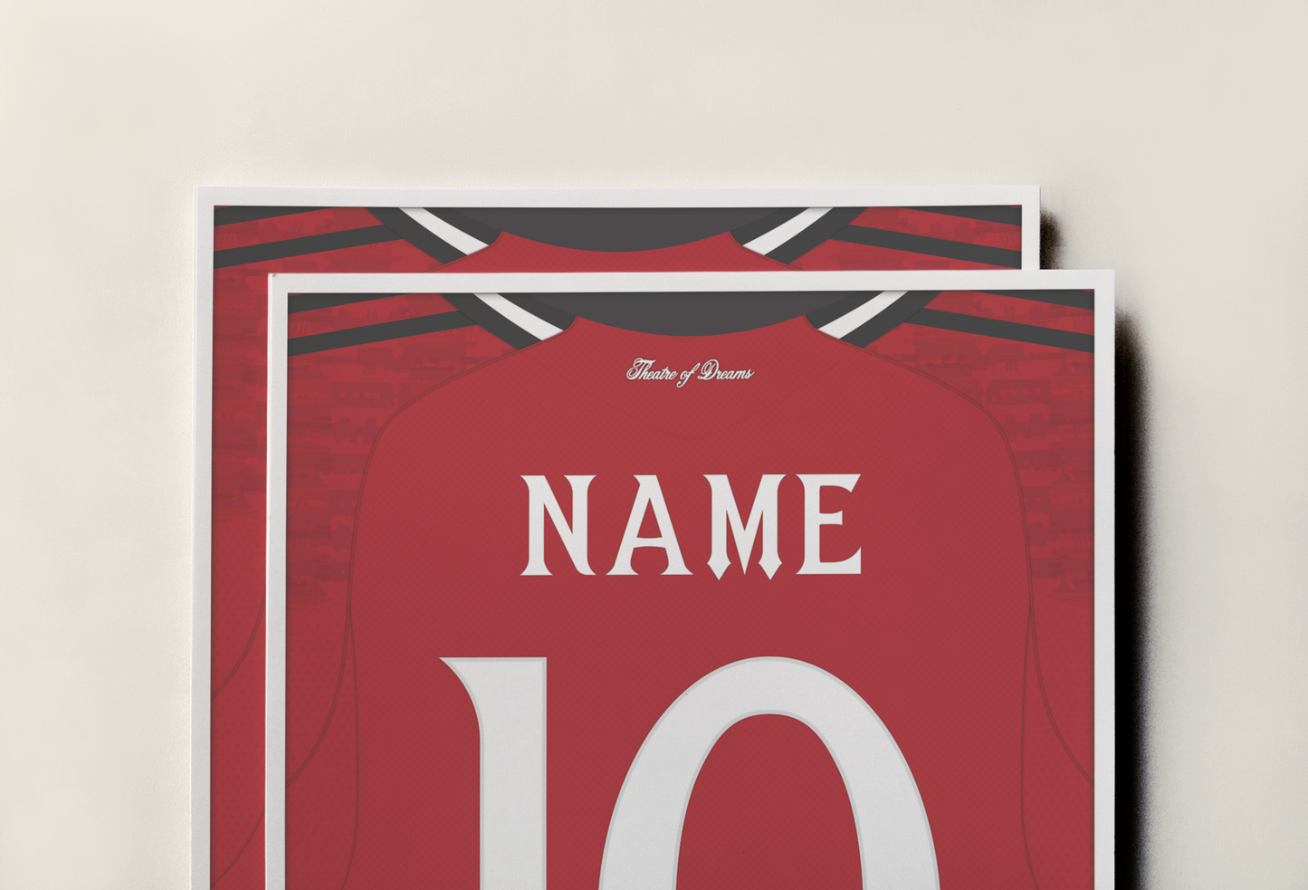 Manchester United 25/26 Home Kit Poster