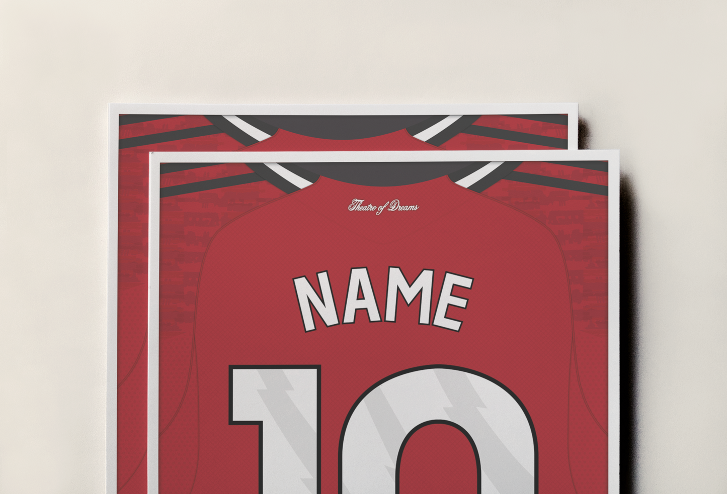 Manchester United 25/26 Home Kit Poster