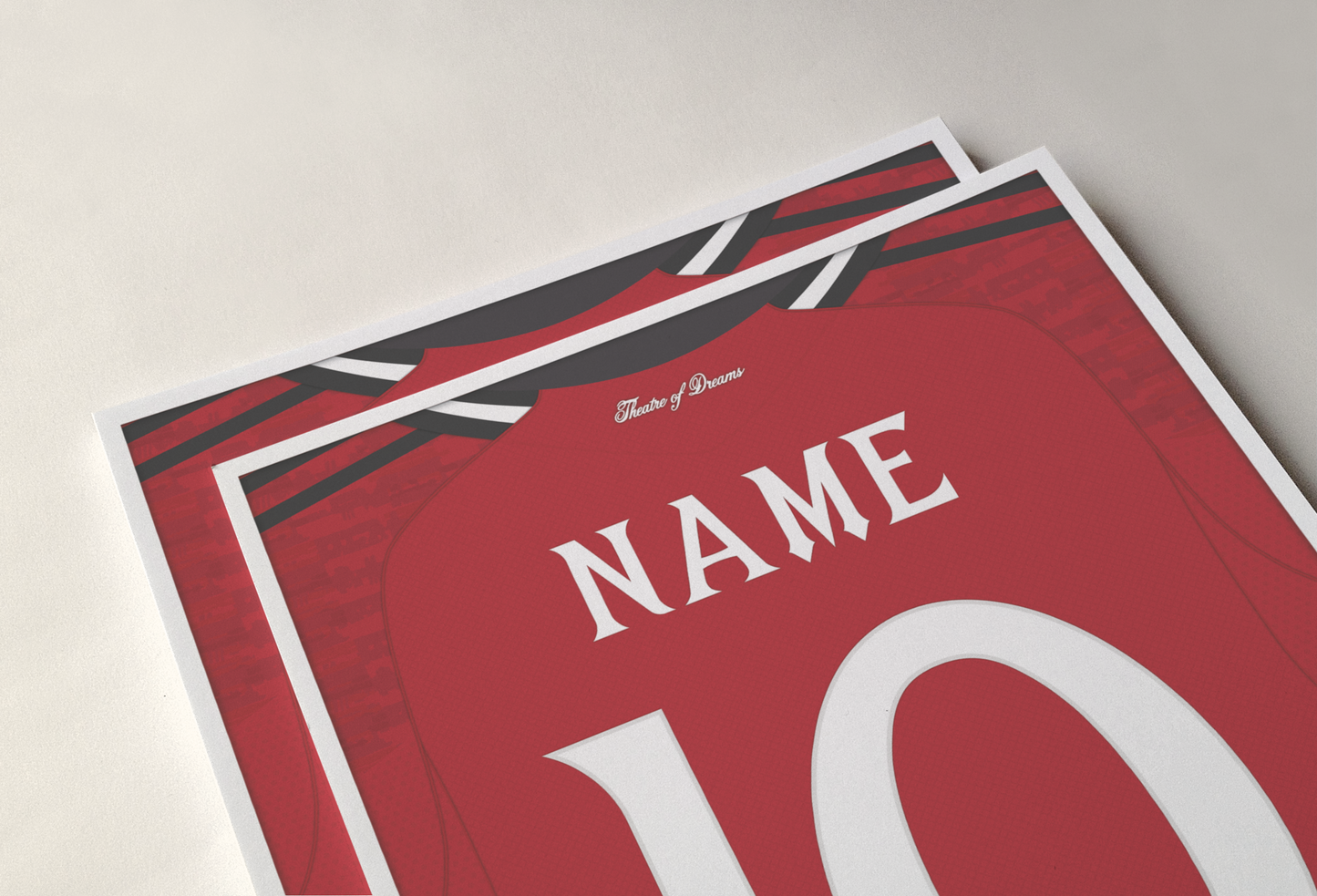 Manchester United 25/26 Home Kit Poster