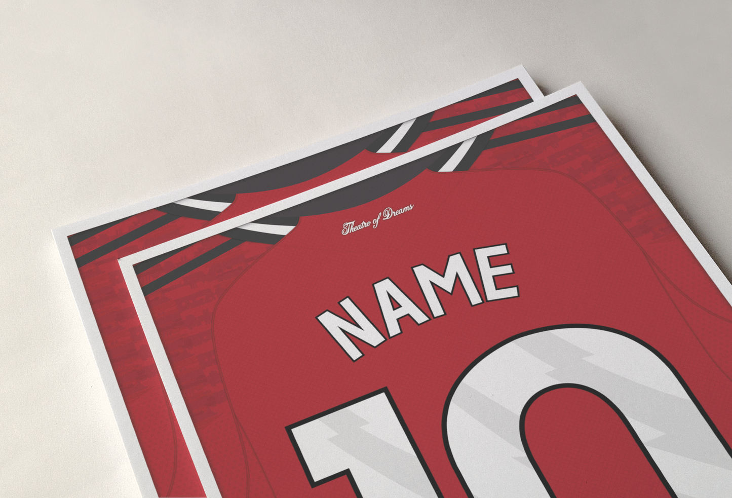 Manchester United 25/26 Home Kit Poster
