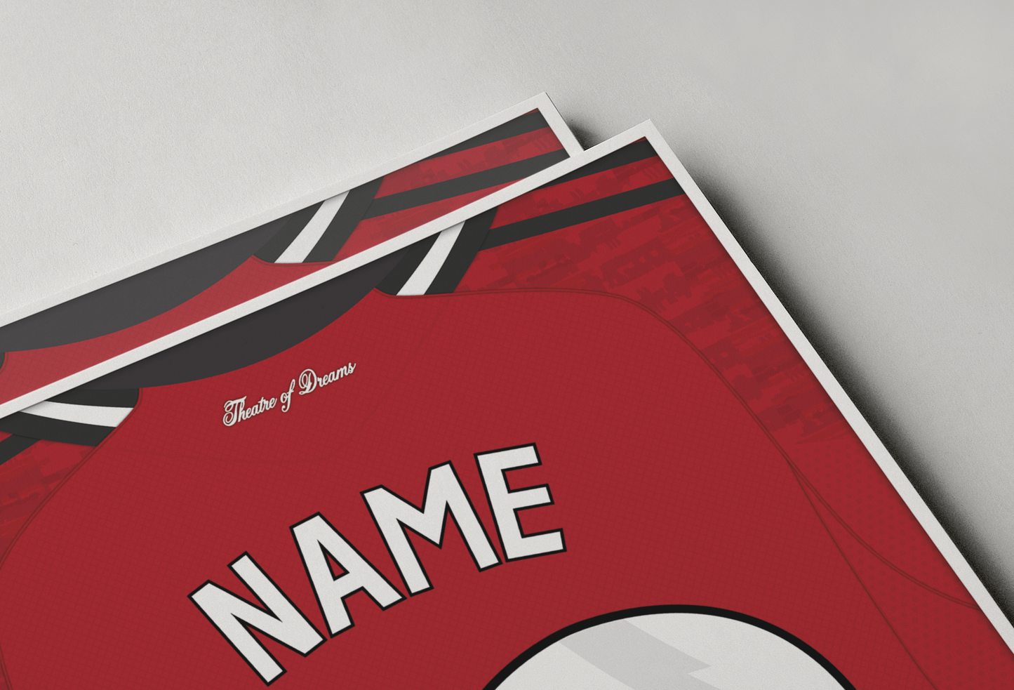 Manchester United 25/26 Home Kit Poster