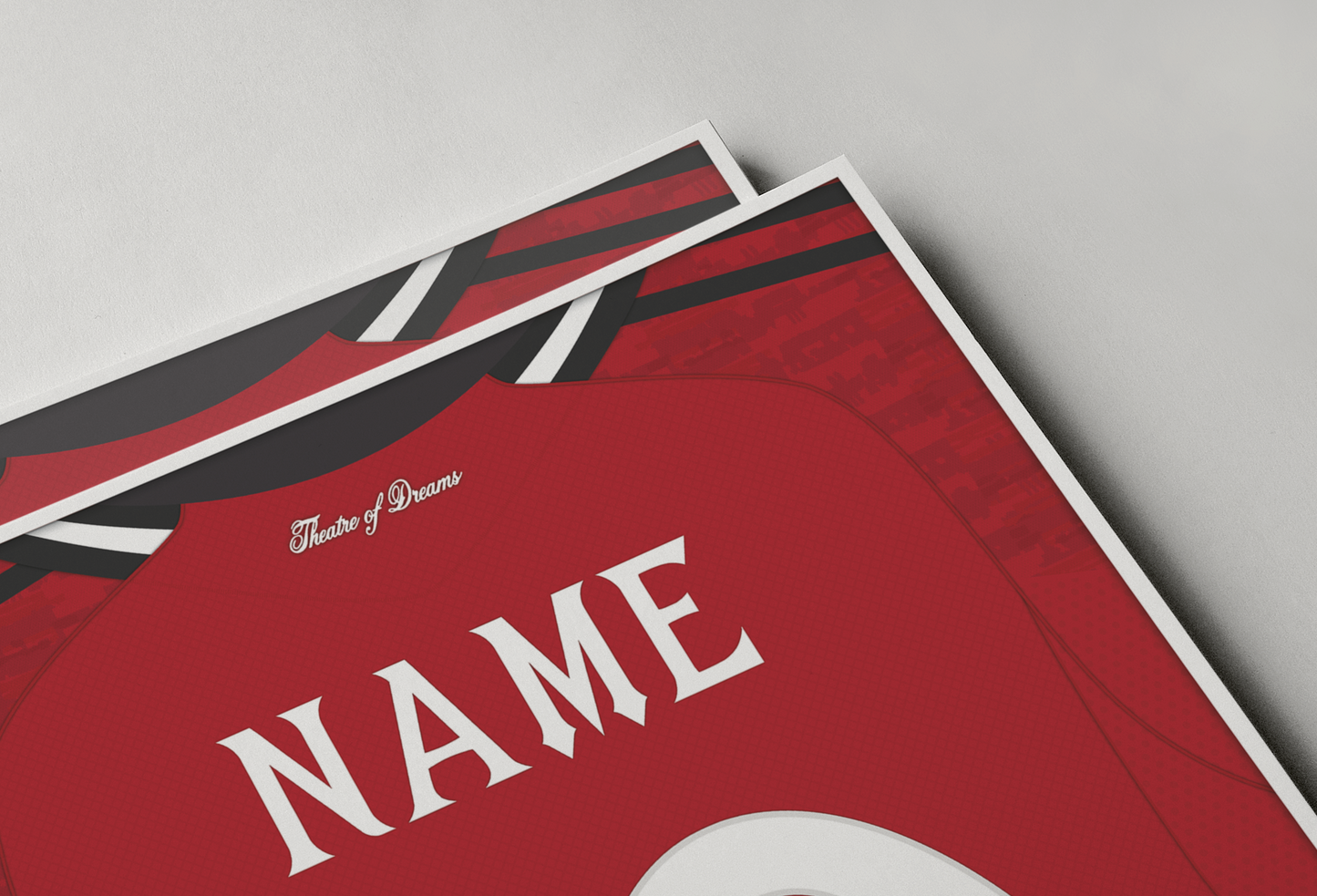Manchester United 25/26 Home Kit Poster