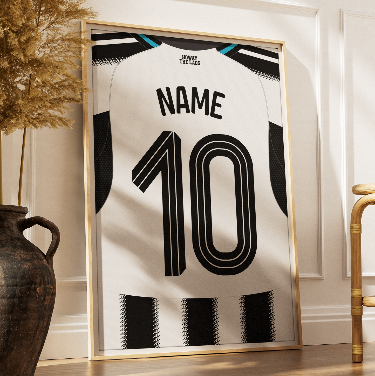 Newcastle United 25/26 Home Kit Poster