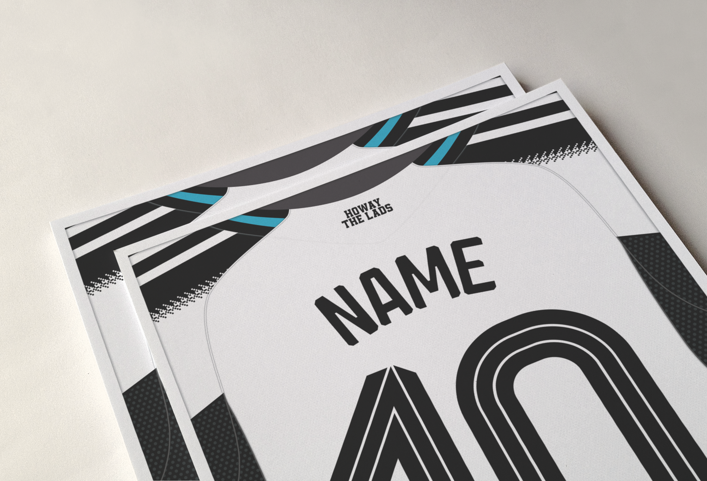 Newcastle United 25/26 Home Kit Poster