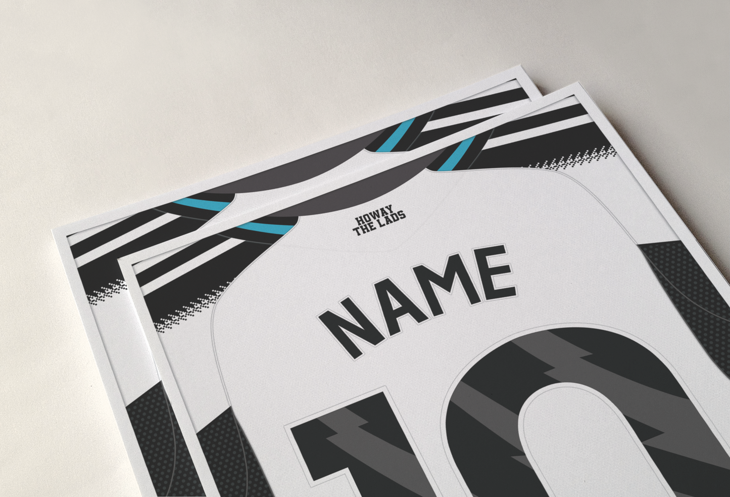 Newcastle United 25/26 Home Kit Poster