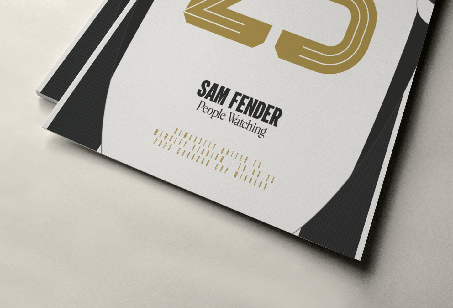 2025 Newcastle United Winners Poster
