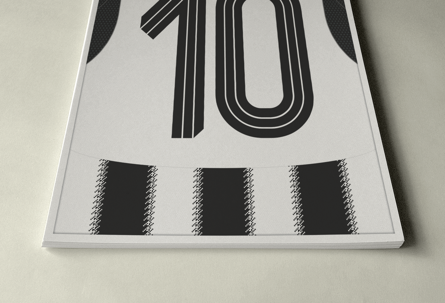 Newcastle United 25/26 Home Kit Poster