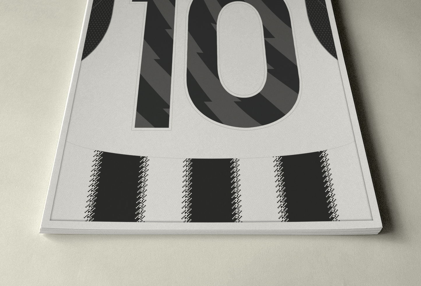 Newcastle United 25/26 Home Kit Poster