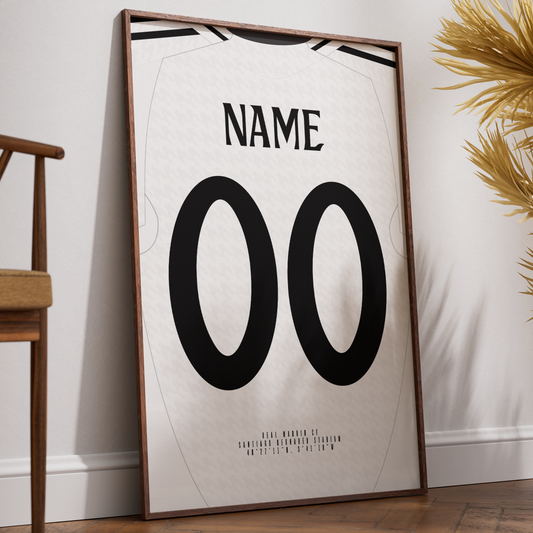 Real Madrid 24/25 Home Kit Poster
