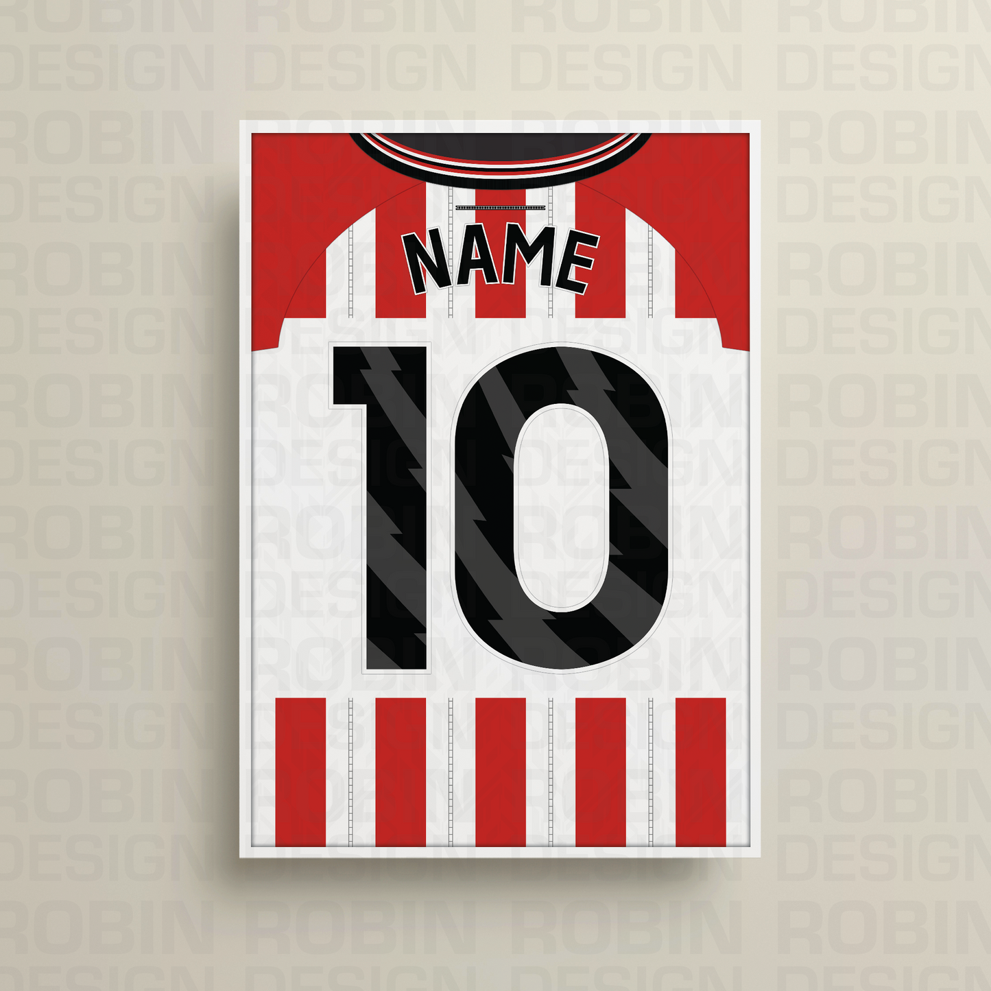 Sunderland A.F.C 25/26 Home Kit Poster
