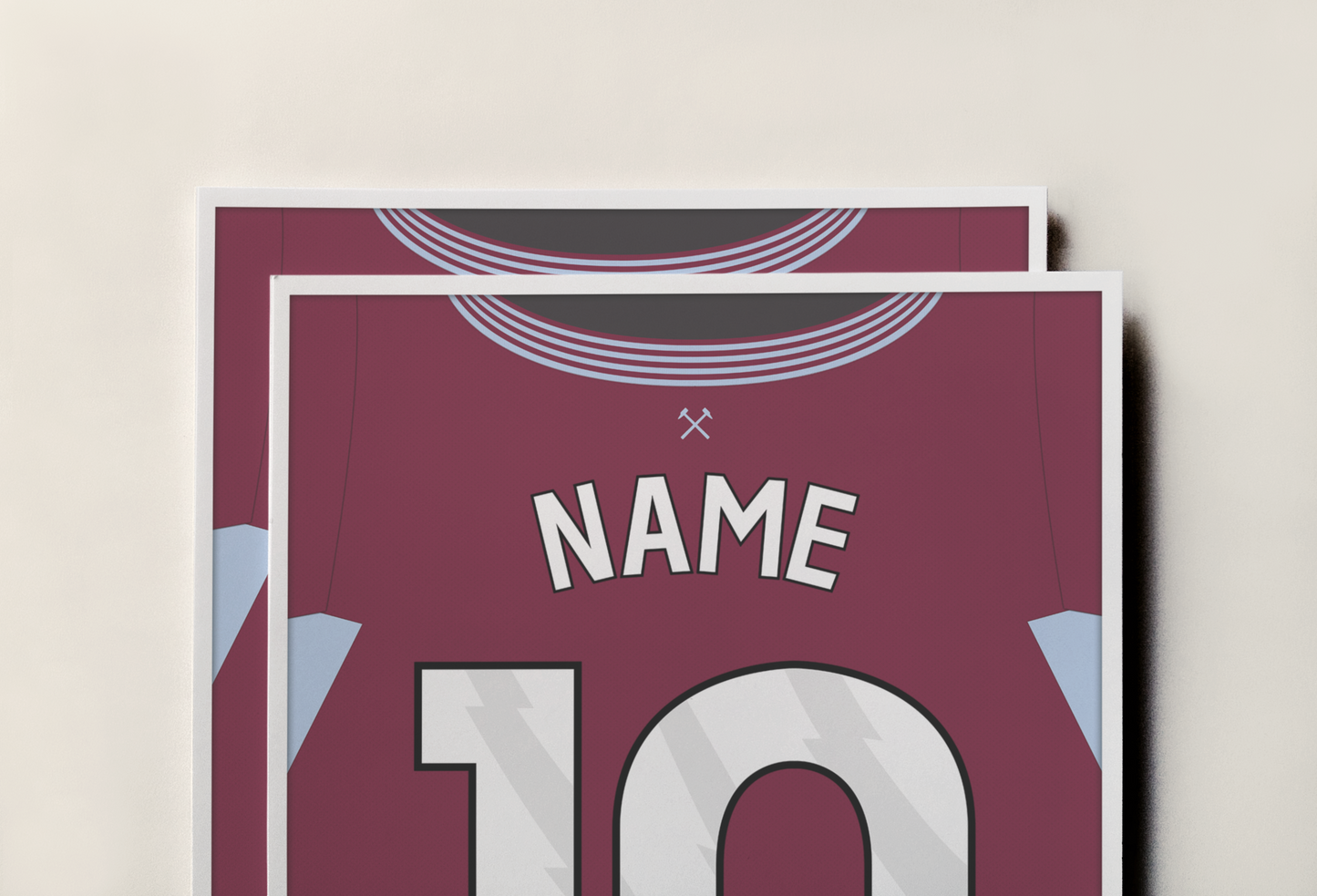 West Ham United 25/26 Home Kit Poster