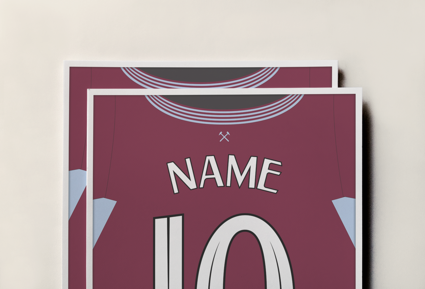 West Ham United 25/26 Home Kit Poster