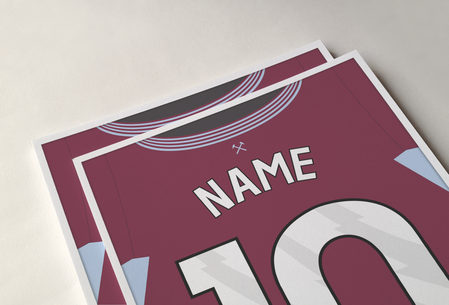 West Ham United 25/26 Home Kit Poster