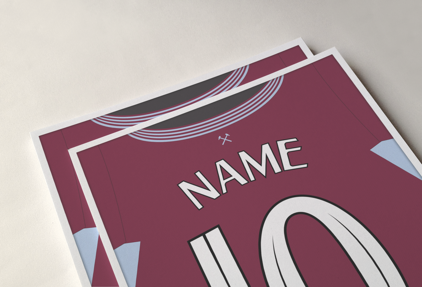 West Ham United 25/26 Home Kit Poster