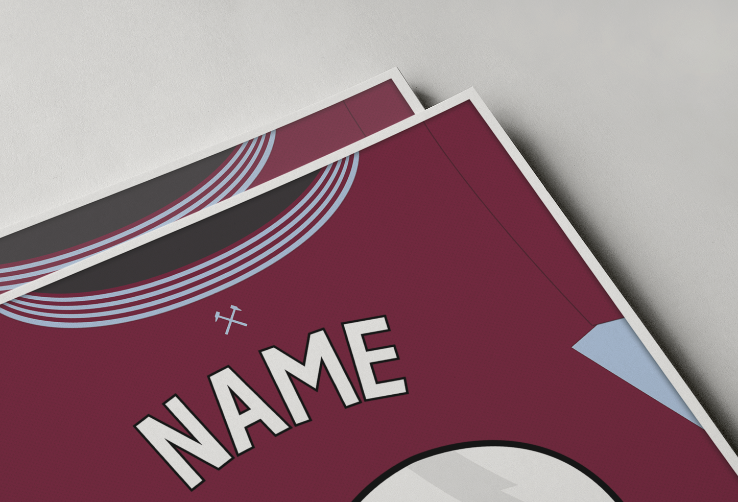 West Ham United 25/26 Home Kit Poster