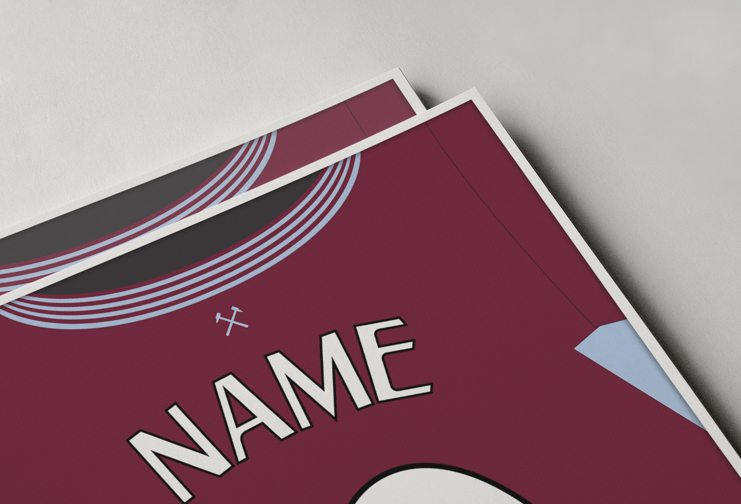 West Ham United 25/26 Home Kit Poster