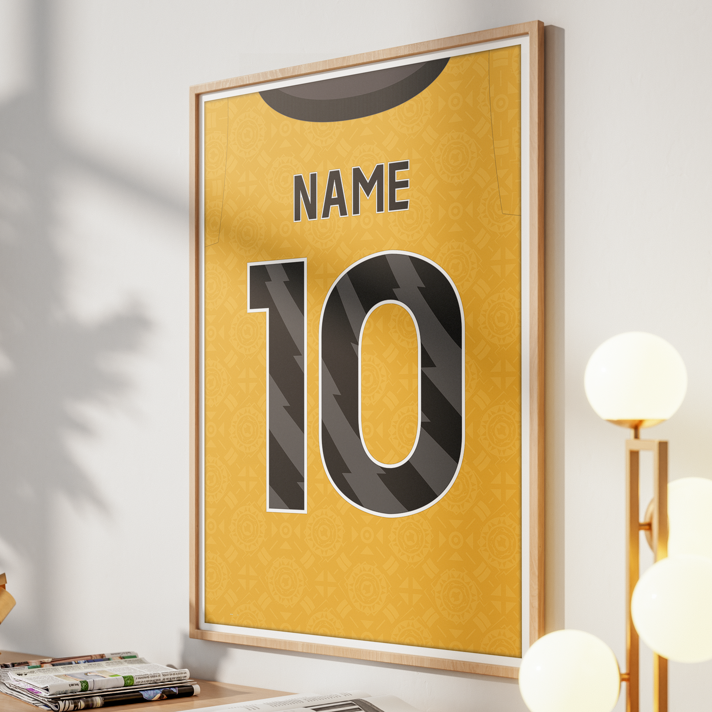 Wolverhampton Wanderers 25/26 Home Kit Poster