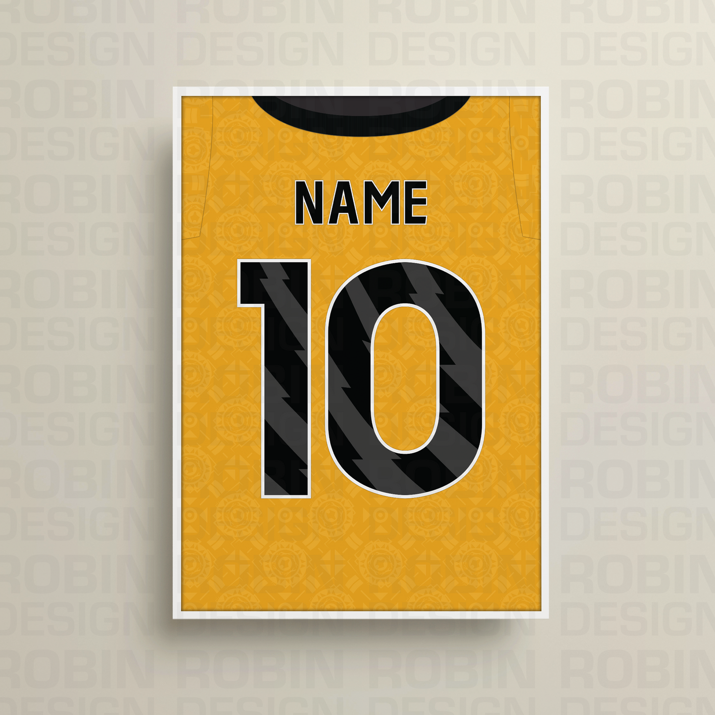 Wolverhampton Wanderers 25/26 Home Kit Poster